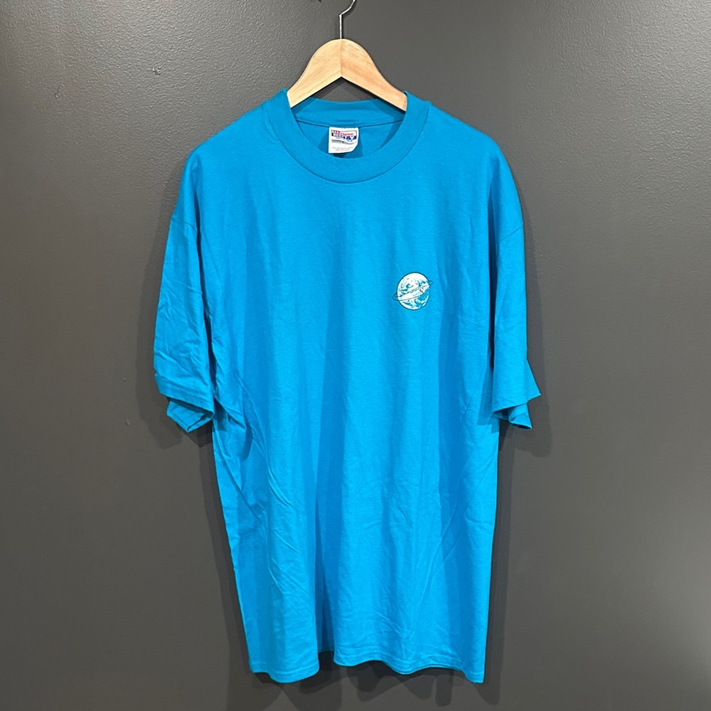NASA 1991 Vintage Blue Graphic T-Shirt
